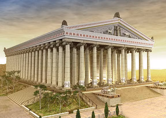 So với các đền thờ đương thời, đền Artemis có quy mô to lớn và tráng lệ khác thường.