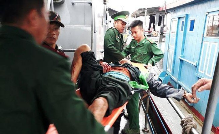 No binh gas tren tau ca, 6 ngu dan thuong nang