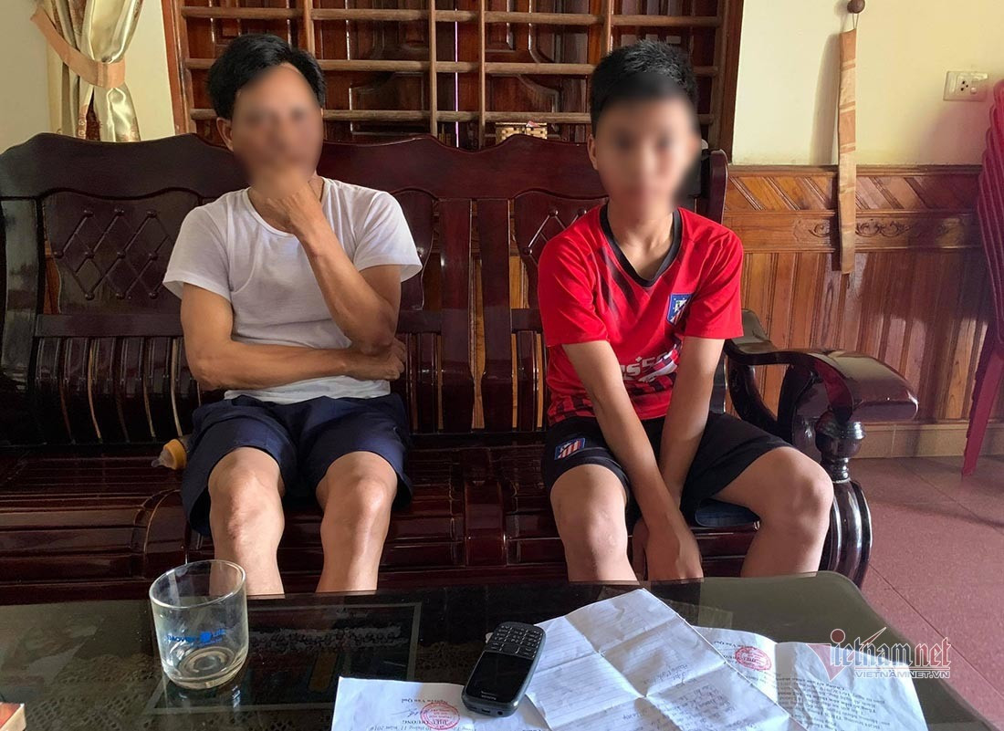 Nghe An: Thieu tien gui xe, hoc sinh lop 7 phai viet 