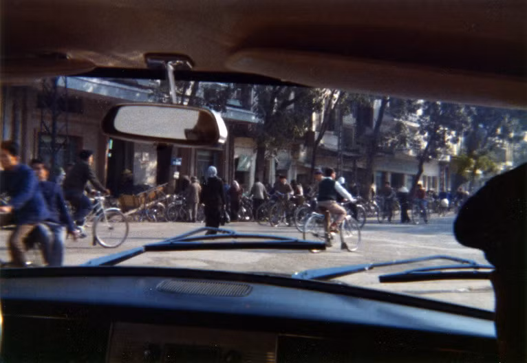 Một đường phố ở trung tâm Hà Nội.