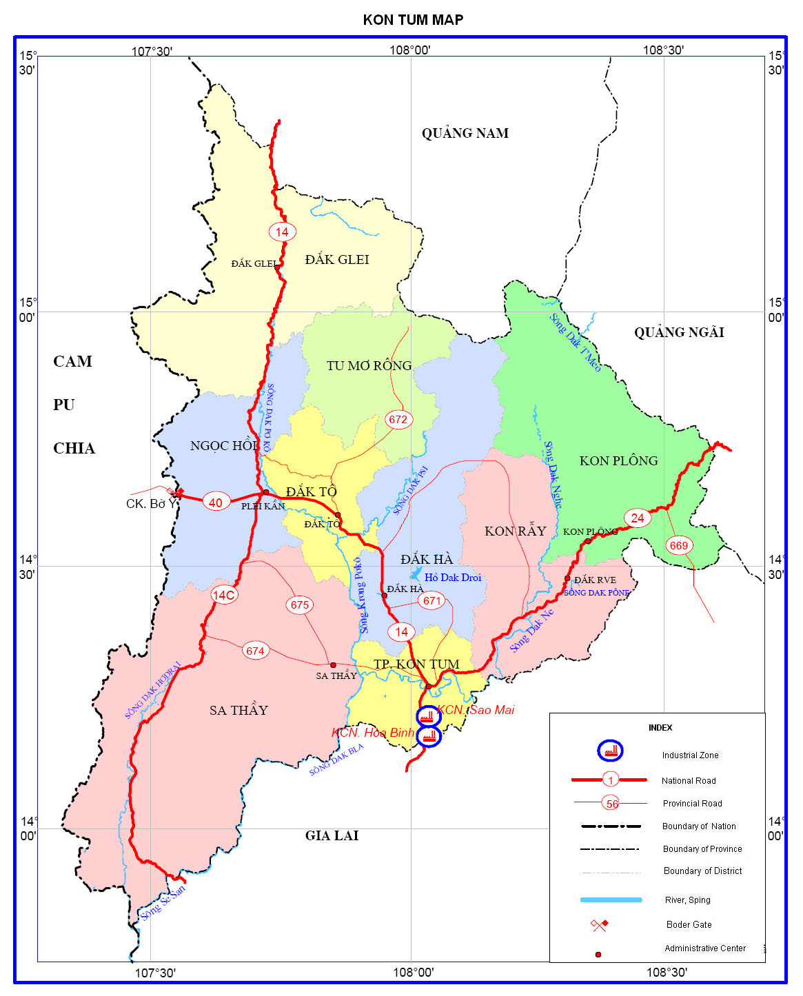 Dân số toàn tỉnh Kon Tum là 540.438 người (theo điều tra dân số ngày 1/4/2019).