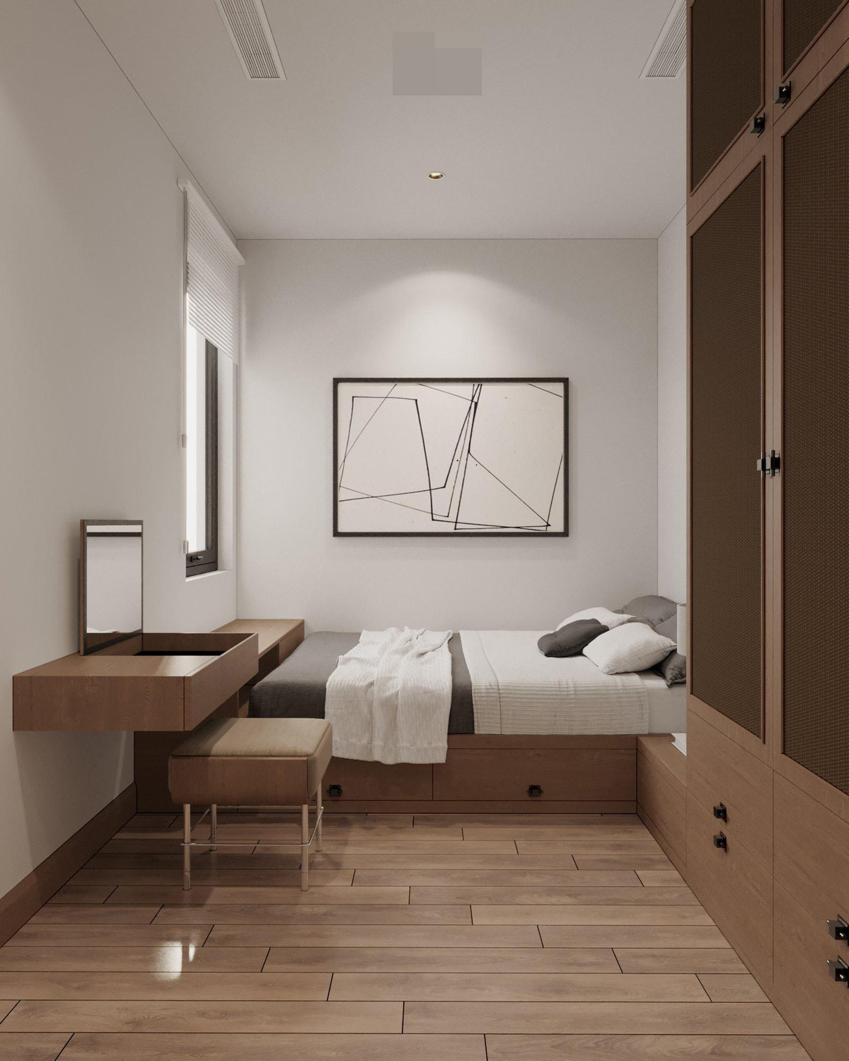 Những mảng màu nổi bật được kết hợp một cách có chủ đích đã phản ánh văn hóa và làm bừng lên nguồn năng lượng tươi mới cho không gian.