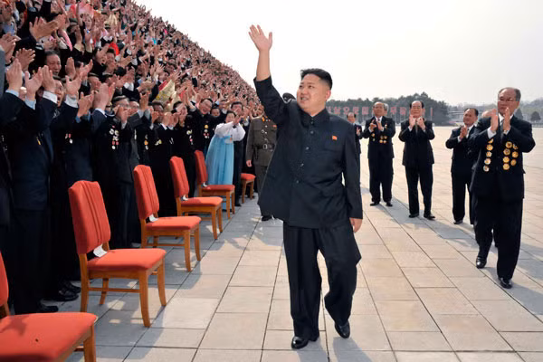 Ông Kim Jong-un trong lần xuất hiện hồi tháng 4/2012.