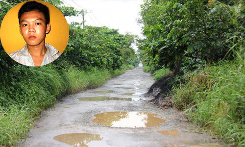 Tuyến đường nơi đối tượng Trương Văn Nhắt "hết xăng" rồi cùng đồng bọn ra tay đánh cướp tài sản của nữ công nhân.