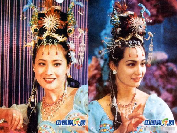  Long công chúa: Còn được biết đến với tên Vạn Thánh Công Chúa, Long công chúa trú ngụ tại động Bích Ba. Ở đời thực, nhan sắc của cô còn được bầu chọn là “Tây Thi hiện đại” của làng giải trí Trung Quốc những năm 1980. Long công chúa vốn là vợ hiền của Tiểu Bạch Long hay đi cùng Đường Tăng. Nàng yêu phu quân nhưng lại có gian tình với Cửu Đầu Trùng.