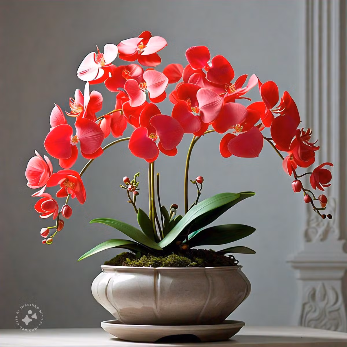 br/> 1. Cây cảnh lan hồ điệp: Mọi điều ước của bạn sẽ thành hiện thực, cầu may mắn, hạnh phúc và sự nghiệp thuận lợi. Hoa lan hồ điệp được mệnh danh là loài hoa đẹp nhất bởi nó được mệnh danh là “Nữ hoàng hoa lan”. Khi nở, hoa nở như những con bướm nhảy múa trên đầu lá. 