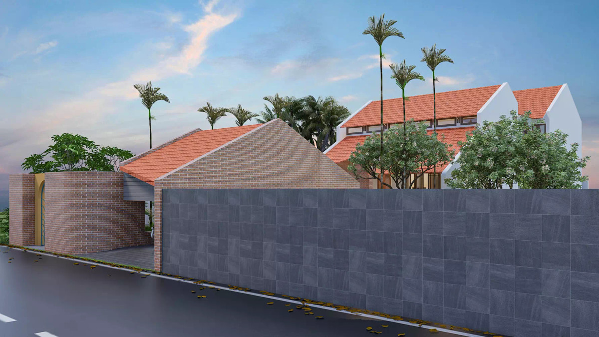 ‘Giấc mơ trưa’ trong ngôi nhà gạch đỏ, mái nhấp nhô giữa nền trời xanh thẳm - Hình 6 ‘Giac mo trua’ trong ngoi nha gach do, mai nhap nho giua nen troi xanh tham-Hinh-6