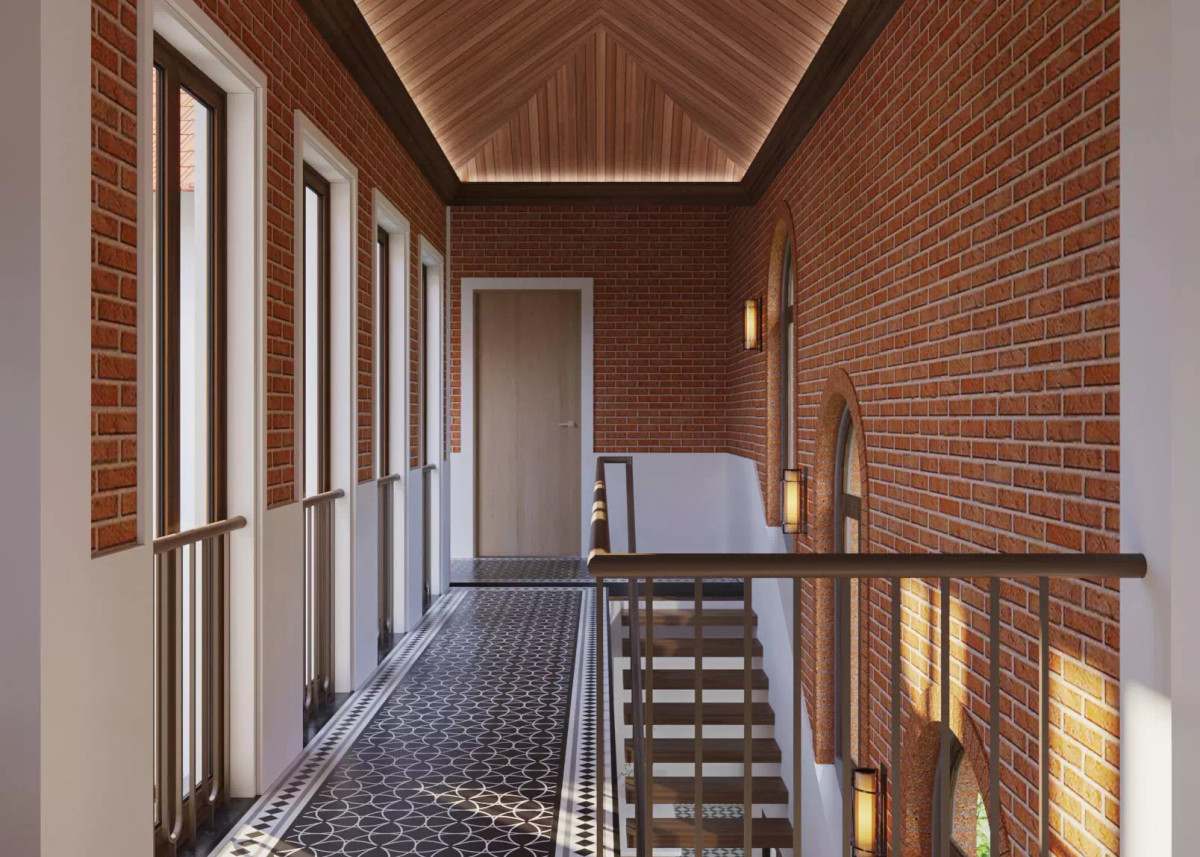 ‘Giấc mơ trưa’ trong ngôi nhà gạch đỏ, mái nhấp nhô giữa nền trời xanh thẳm - Hình 16 ‘Giac mo trua’ trong ngoi nha gach do, mai nhap nho giua nen troi xanh tham-Hinh-16