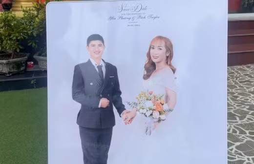 Dam cuoi doc la nhat Viet Nam: Chu re mang bau 3 thang-Hinh-7