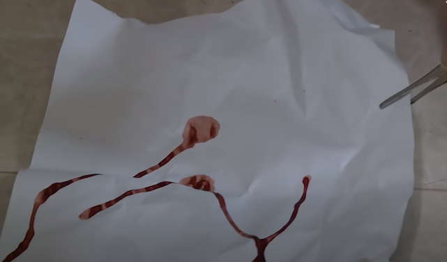 Đến ngày 5/4, lại xảy ra vụ phá cửa đột nhập nhà dân, đục két sắt tại xã Liên Sơn (huyện Gia Viễn) với thủ đoạn, dấu vết y hệt vụ án xảy ra tại nhà anh Dũng. Tuy nhiên, lần này khi khám nghiệm hiện trường, cơ quan điều tra thu được dấu vết màu nâu trên tờ giấy cạnh két sắt, nghi là máu. Có khả năng đây là máu đối tượng do bị thương trong lúc đục két sắt.