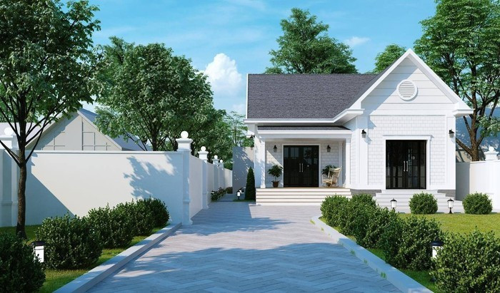 Mẫu nhà cấp 4 đẹp 5x20m tiết kiệm chi phí cho gia chủ ảnh 2