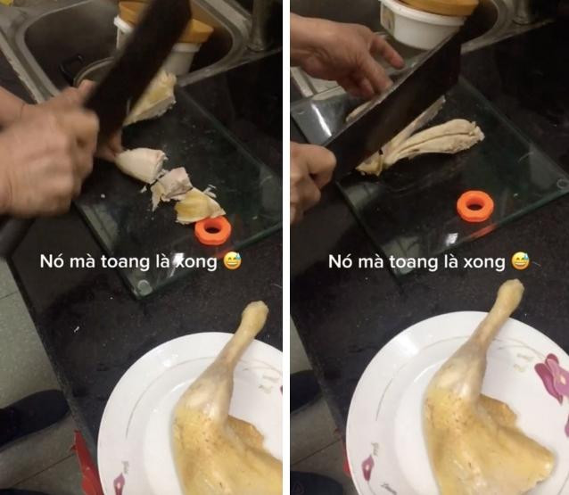 Man chat ga khien ai nhin vao cai thot cung thay dau tim gium