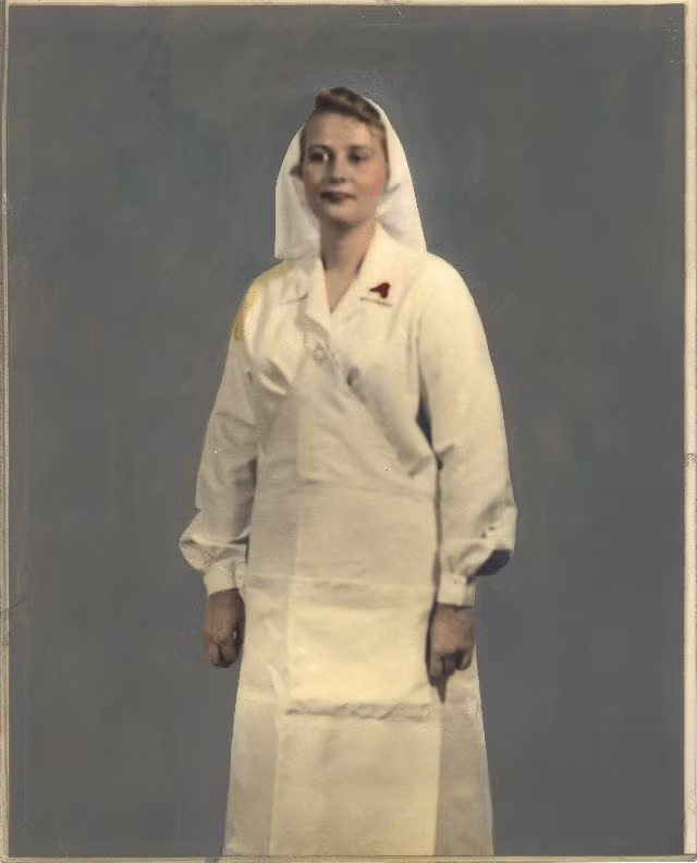 Nữ y tá Pháp. Ảnh: Helene Fuld Health Foundation.