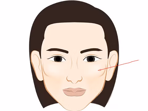 Mặc dù béo là một phước lành, nhưng nếu quá béo cũng là không tốt, vì vậy sau này mới có câu tiếp theo, sau câu “hai má không có thịt” là câu mặt ngang cũng được coi là tướng xấu. 