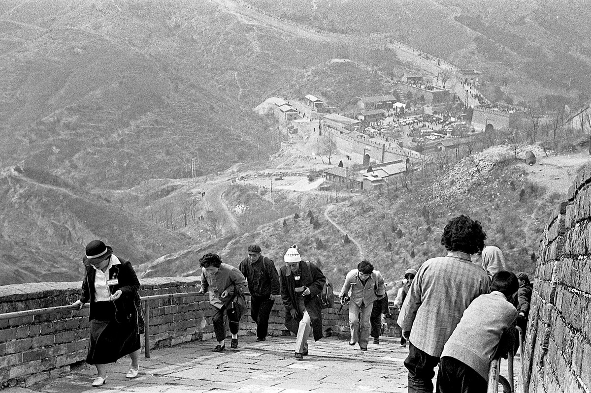 Trên Vạn Lý Trường Thành.