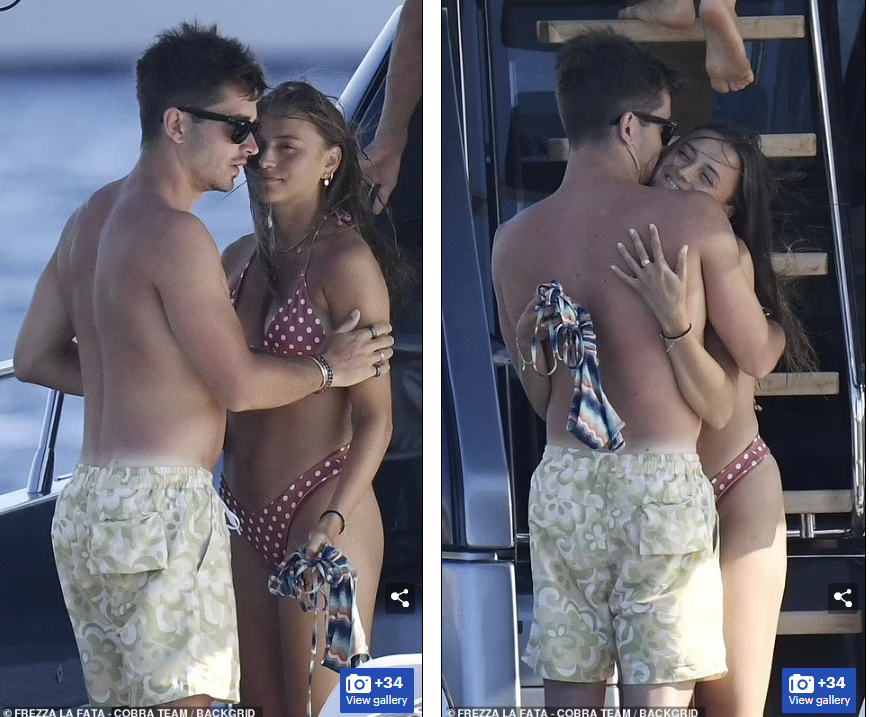 Cả hai liên tục có những khoảnh khắc tình tứ, âu yếm khiến fan phải ghen tị. Cặp đôi công khai hẹn hò vào cuối năm 2019 và hiện vẫn dành cho nhau tình cảm mặn nồng như thuở mới yêu. Tay đua F1 25 tuổi và bạn gái kém 2 tuổi là đồng hương khi cùng sinh ra ở Monaco.