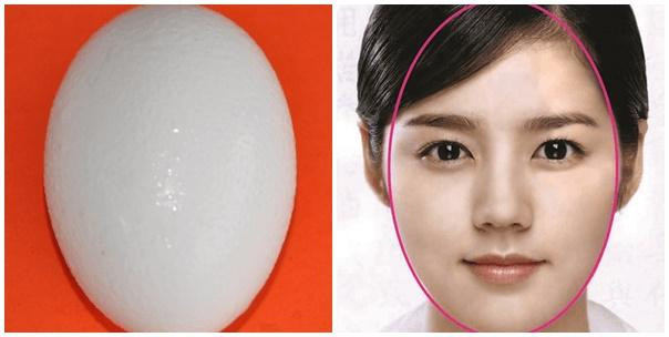 Mặt hình Oval. Đây là tướng mặt của người phụ nữ có khuôn cằm hơi nhọn, hai má đầy đặn. Người có tướng mặt này được gọi là tướng mặt sang chảnh.