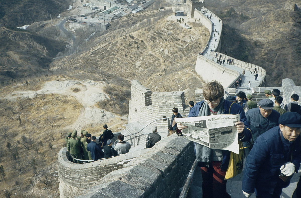 Trên Vạn Lý Trường Thành.