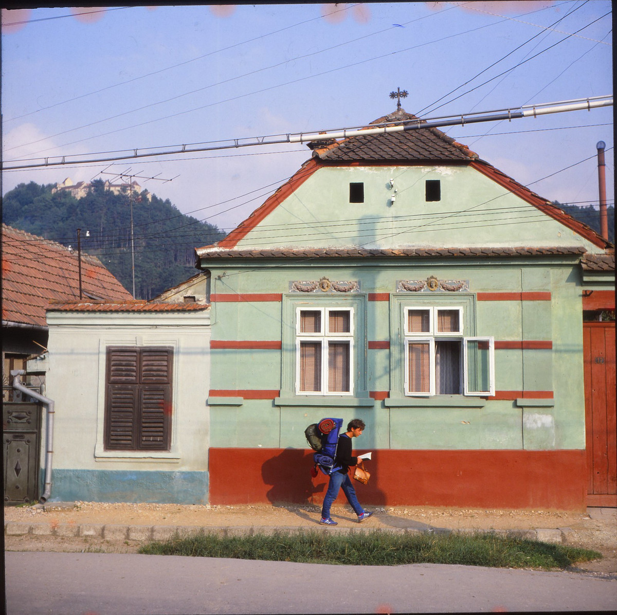 Một góc phố Rasnov, thị xã thuộc hạt Brasov.