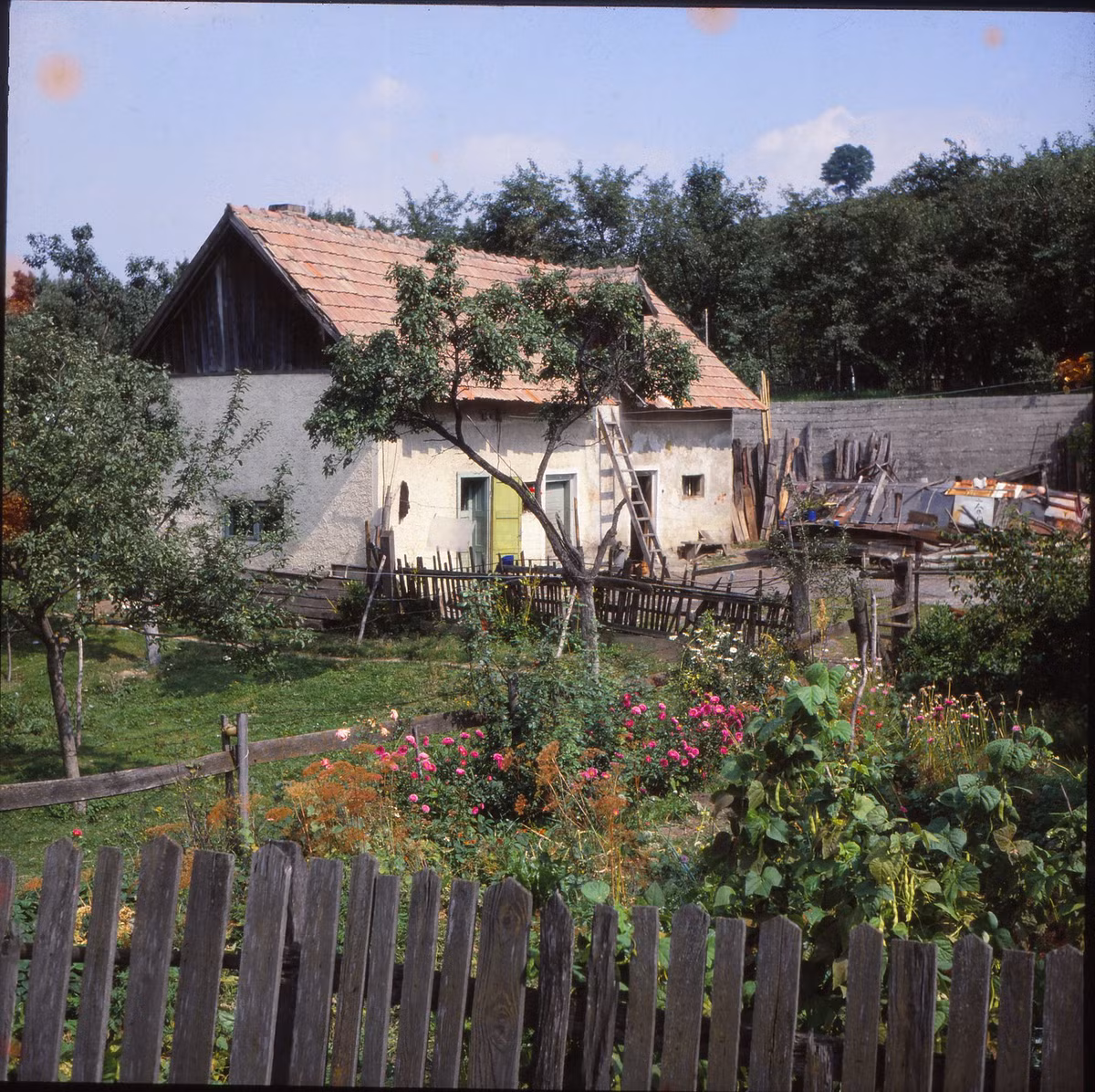 Một ngôi nhà vùng nông thôn Transilvania, miền trung Romania.