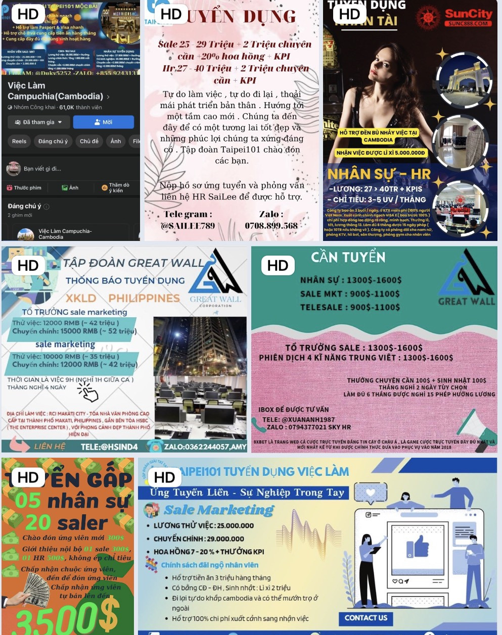 Nhung viec kho tin hang nghin nguoi lao dong Viet phai lam o Campuchia