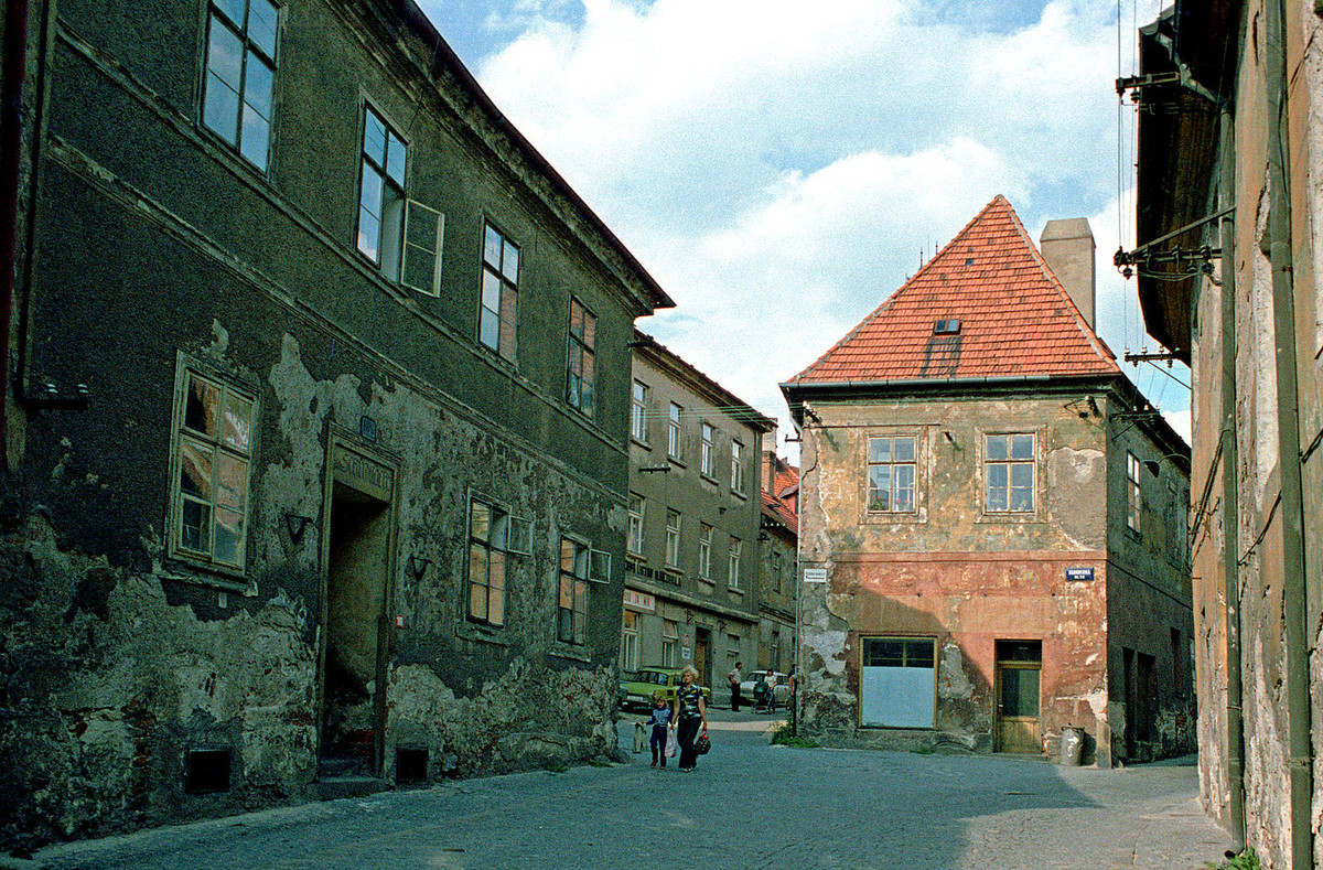 Một góc khu phố cổ Tábor.