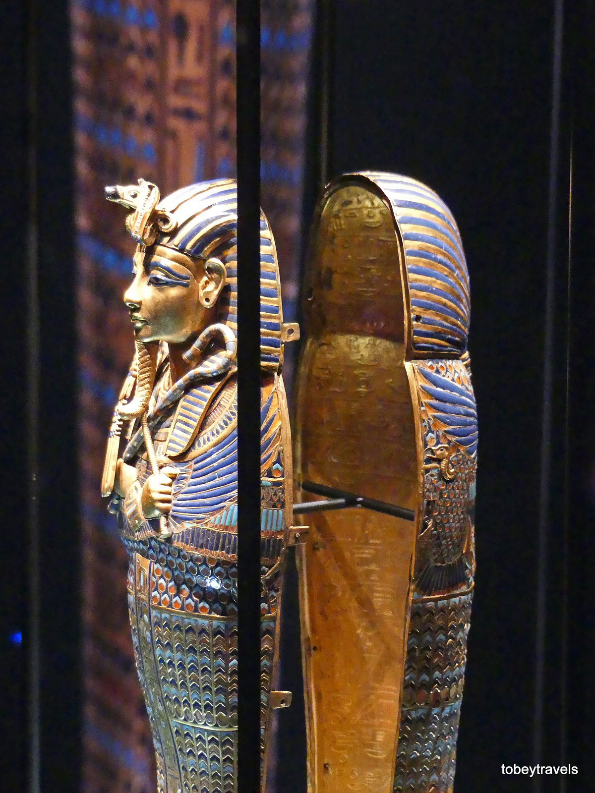 Rương chứa canopic của pharaon Tutankhamun.