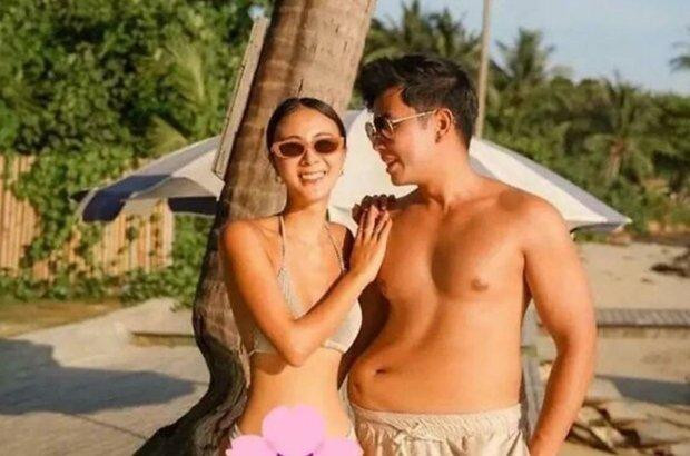 Nhờ bàn tay chỉnh sửa của bạn gái mà anh chàng vô tình có thêm "cục u" ở bụng