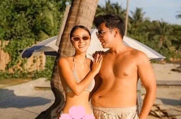 Nhờ bàn tay chỉnh sửa của bạn gái mà anh chàng vô tình có thêm "cục u" ở bụng