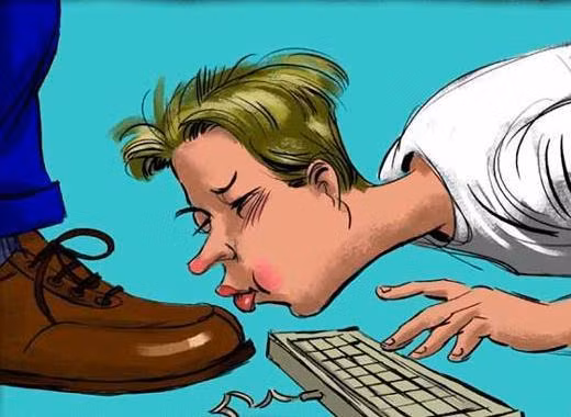 Nịnh bợ kẻ mạnh và chà đạp kẻ yếu: Những người luôn giỏi nịnh bợ kẻ mạnh và chà đạp ức hiếp những người yếu thế là dạng người không đáng tin cậy nhất.