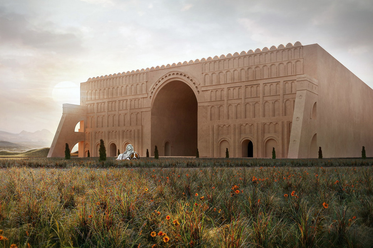 Đây là một quần thể cung điện bề thế được dựng trong triều đại của vua Khosrau I tại thủ đô Ctesiphon sau một chiến thắng trước quân Byzantine năm 540 sau Công nguyên. Ảnh: 3dmodels.org.