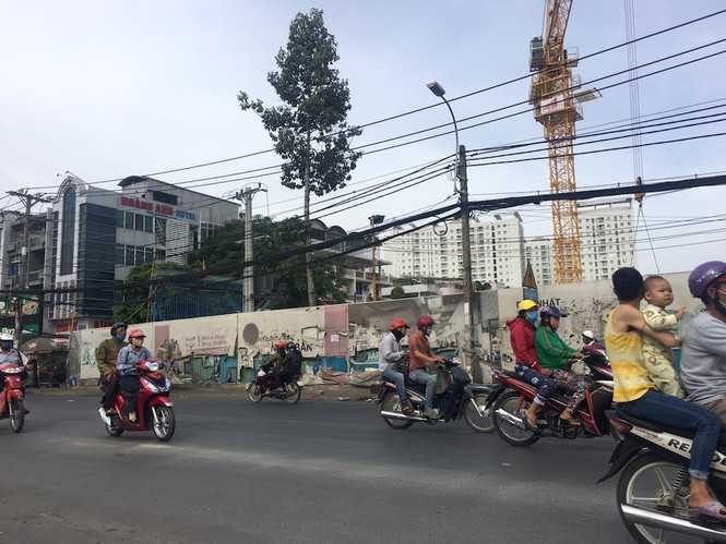 ##s###Mặt tiền dự án trên Quốc lộ 50.