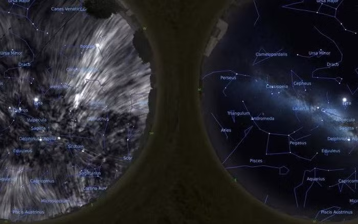 Các vụ nổ sao, tia gama vũ trụ, nổ siêu tân tinh là các bằng chứng cho thấy phản ứng rõ rệt giữa các vụ nổ vũ trụ với cấu trúc đường hầm từ trường khổng lồ này.