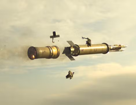 Tên lửa Starstreak vượt 1km trong 1 giây.