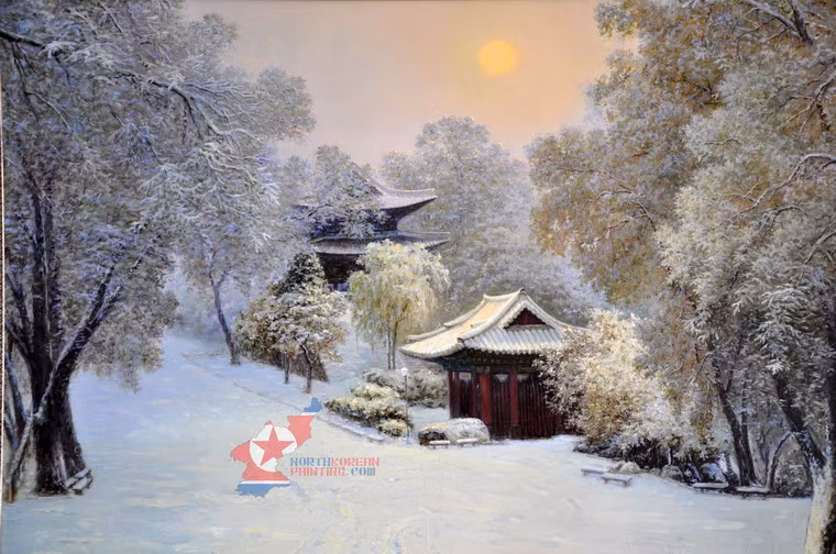 Sương muối. Họa sĩ: Choi Ok Gyun.