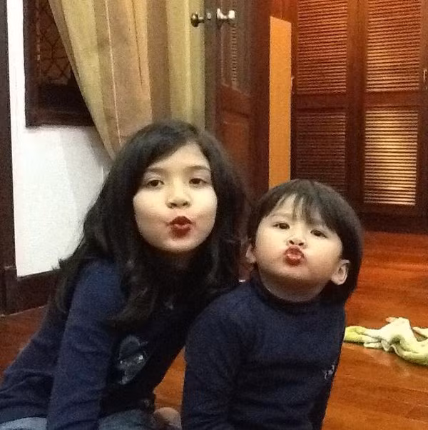 Mỹ Linh có hai con gái. Cả hai cô bé đều rất xinh, đáng yêu và có nhiều nét giống mẹ.
