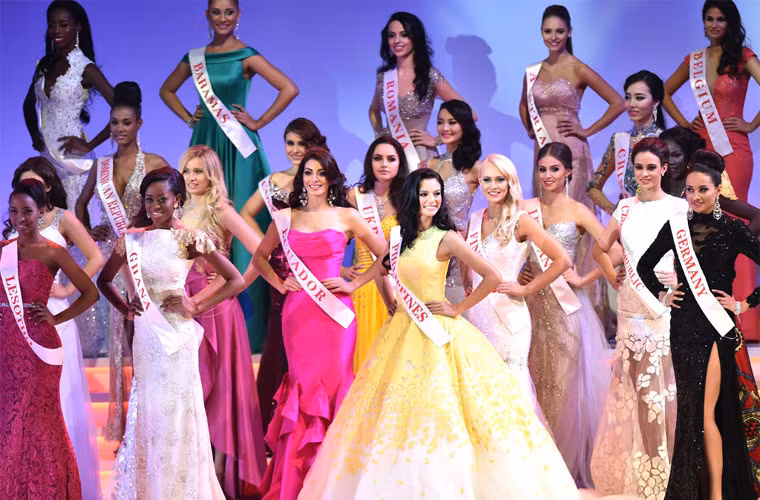 121 thí sinh khoe sắc trong đêm chung kết Hoa hậu Thế giới 2014.