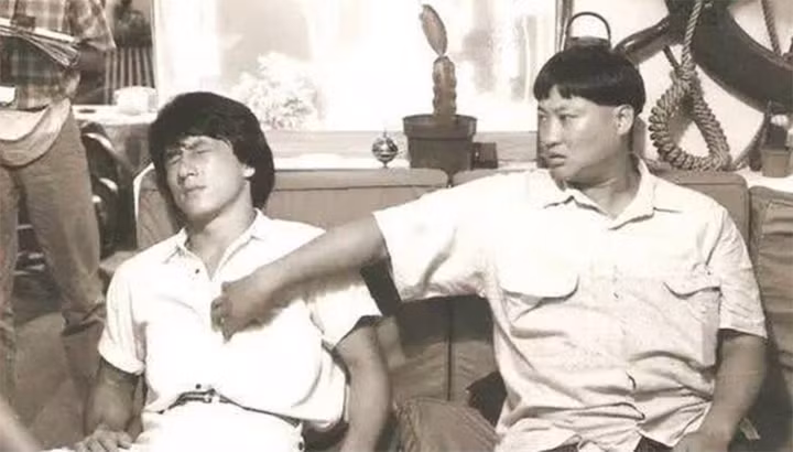 Hồng Kim Bảo và Thành Long hồi trẻ.
