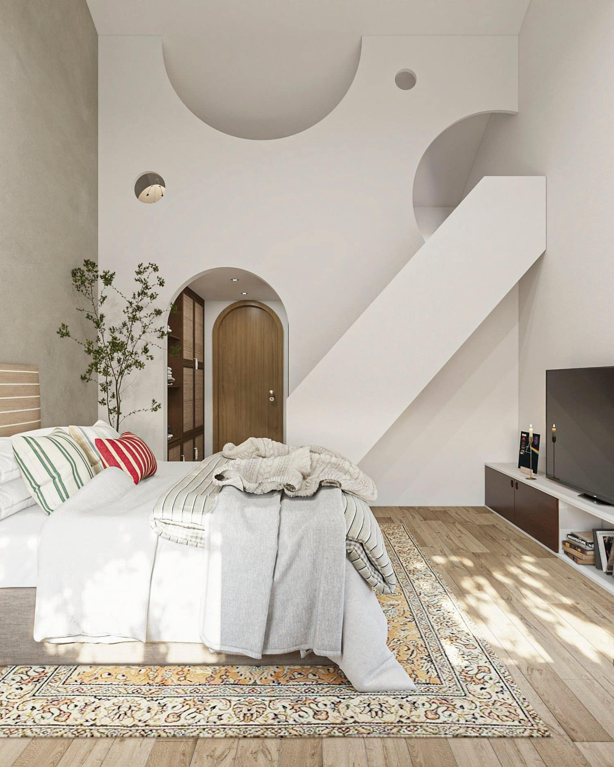 Khong gian biet thu don lap o Ha Noi mang hoi huong nghi duong-Hinh-6