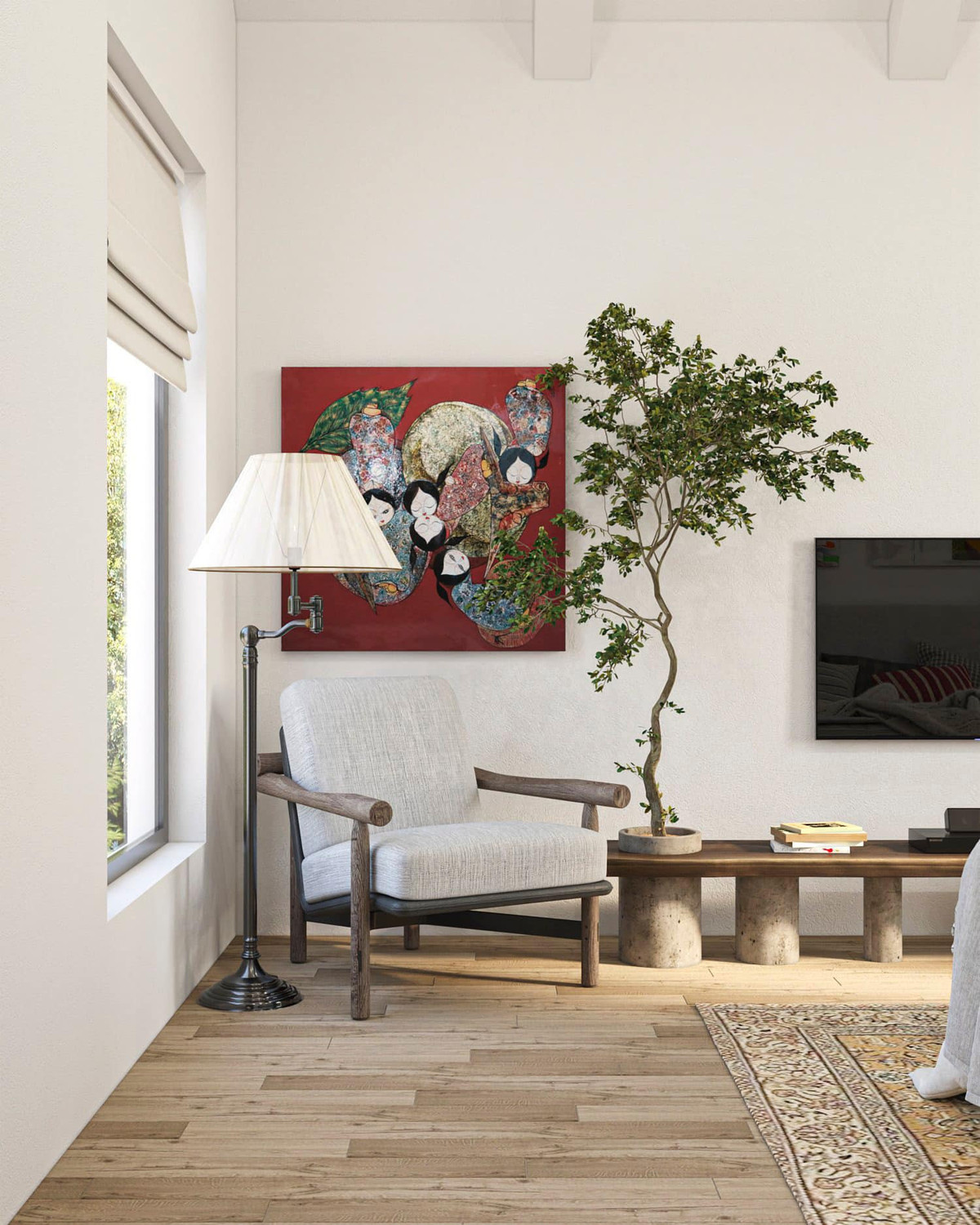 Khong gian biet thu don lap o Ha Noi mang hoi huong nghi duong-Hinh-8