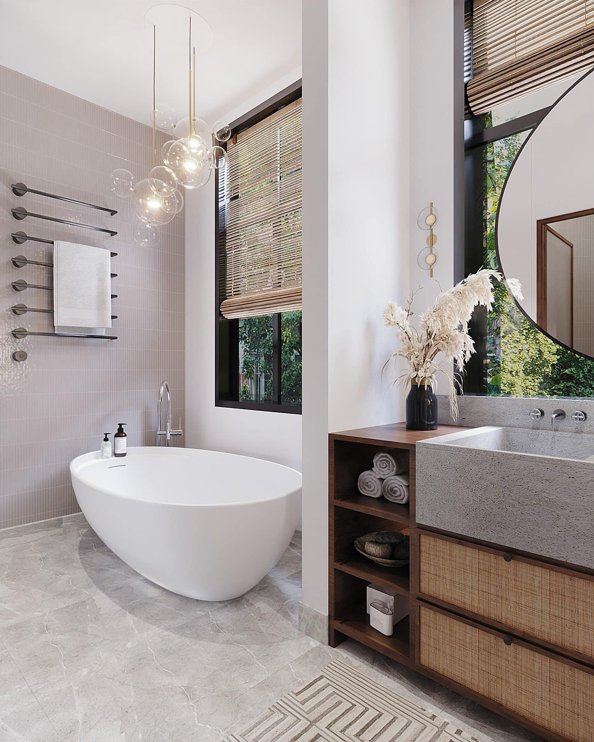 Khong gian biet thu don lap o Ha Noi mang hoi huong nghi duong-Hinh-5