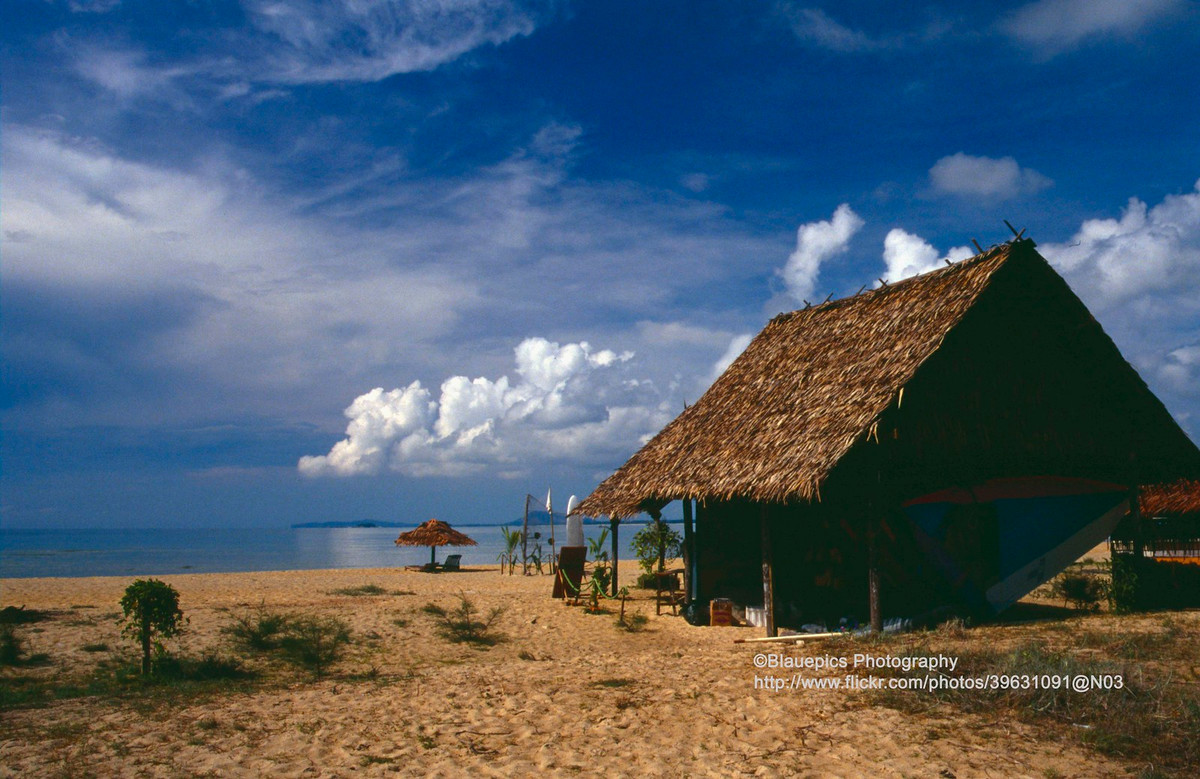 Trên bãi biển Cherating.