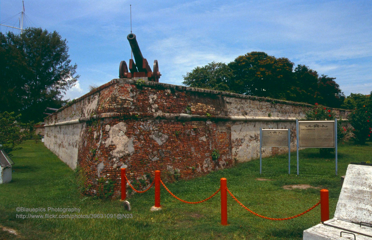 Pháo đài Cornwallis, một di tích lịch sử ở Penang.