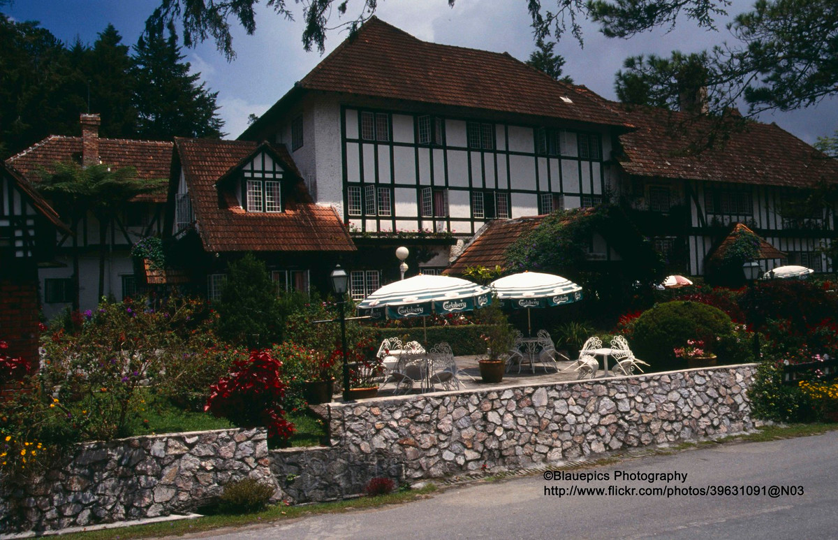 Khu nghỉ dưỡng Ye Olde Smokehouse trên cao nguyên Cameron, vùng đồi núi rộng lớn nhất Malaysia.