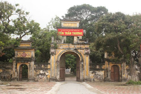 Đền Trần Thương ở Hà Nam. Ảnh: Internet.