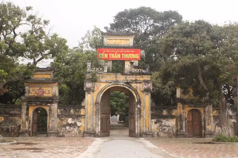 Đền Trần Thương ở Hà Nam. Ảnh: Internet.