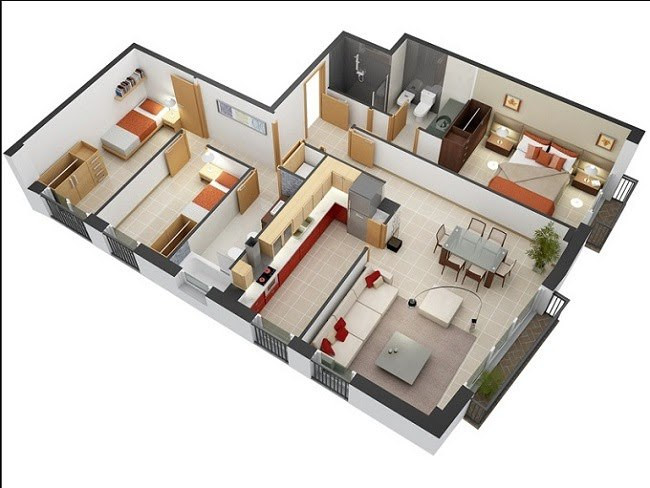 Mẫu nhà đẹp 2020 phổ biến với nhà cấp 4 và kiểu nhà tầng ảnh 5 Mẫu nhà đẹp 2020 phổ biến với nhà cấp 4 và kiểu nhà tầng ảnh 5