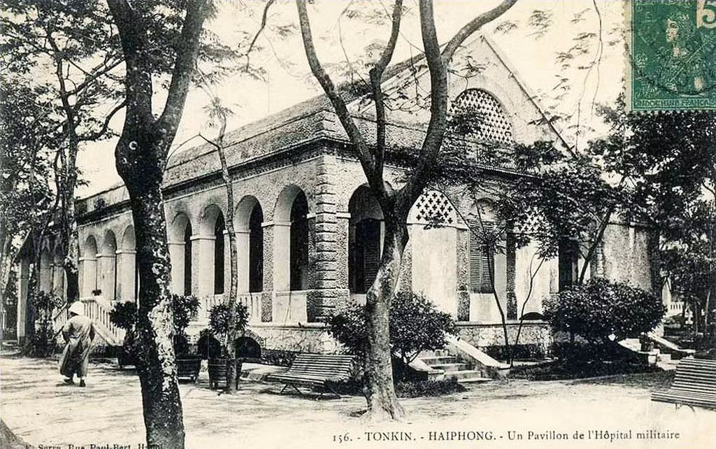 Một khu nhà trong bệnh viện quân đội ở Hải Phòng. Ảnh tư liệu.