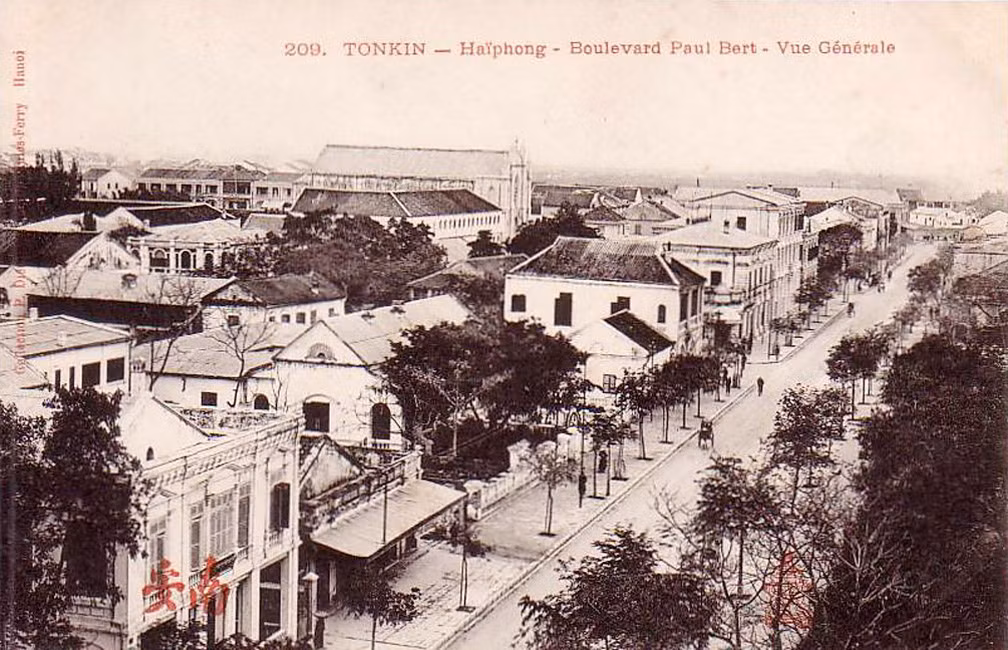 Đại lộ Paul Bert nhìn từ trên cao. Ảnh tư liệu.