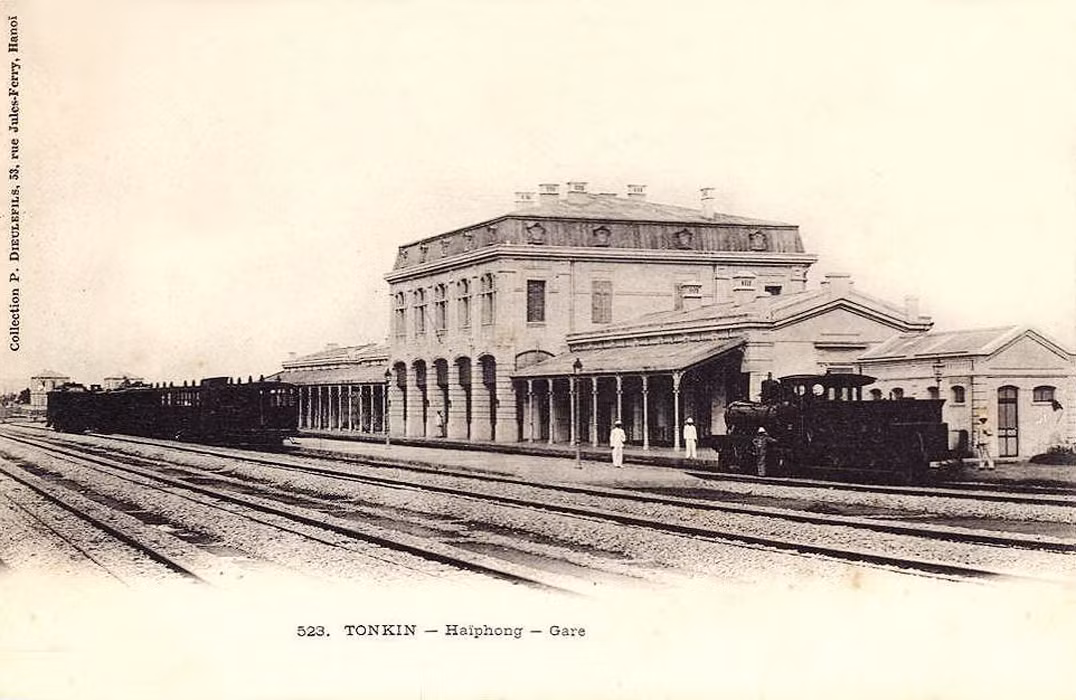 Nhà ga Hải Phòng. Ảnh tư liệu.